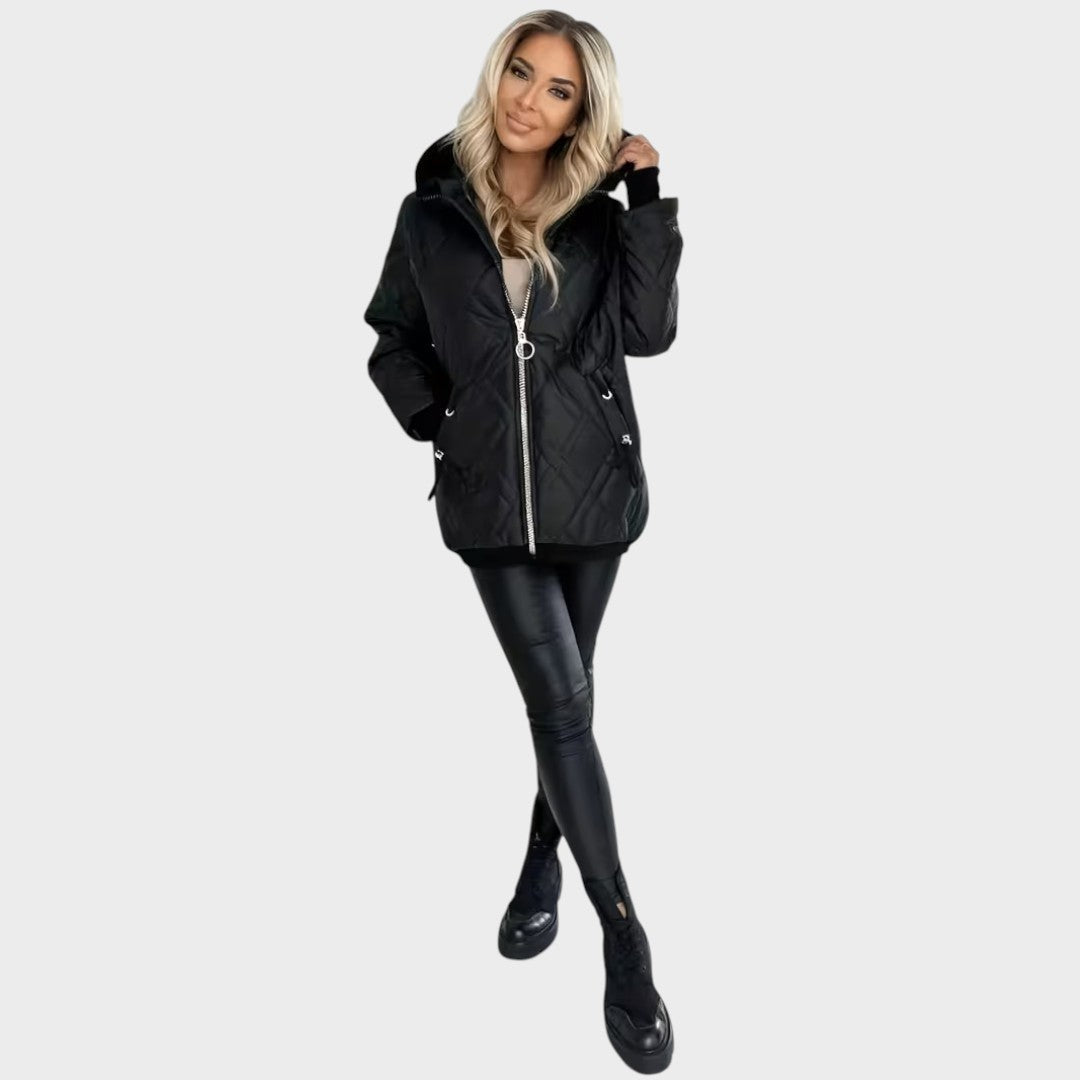 Serena | Quilted Hooded Jacket