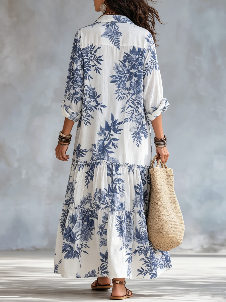 Rosalie | Floral Tiered Maxi Dress