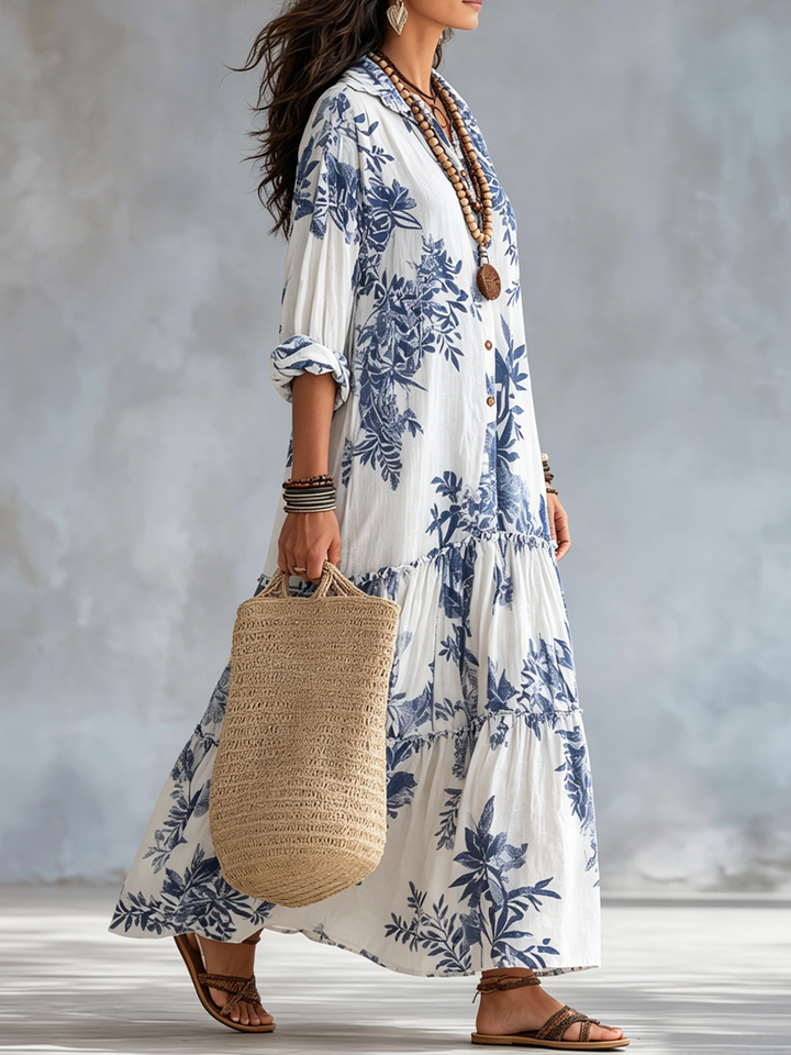 Rosalie | Floral Tiered Maxi Dress