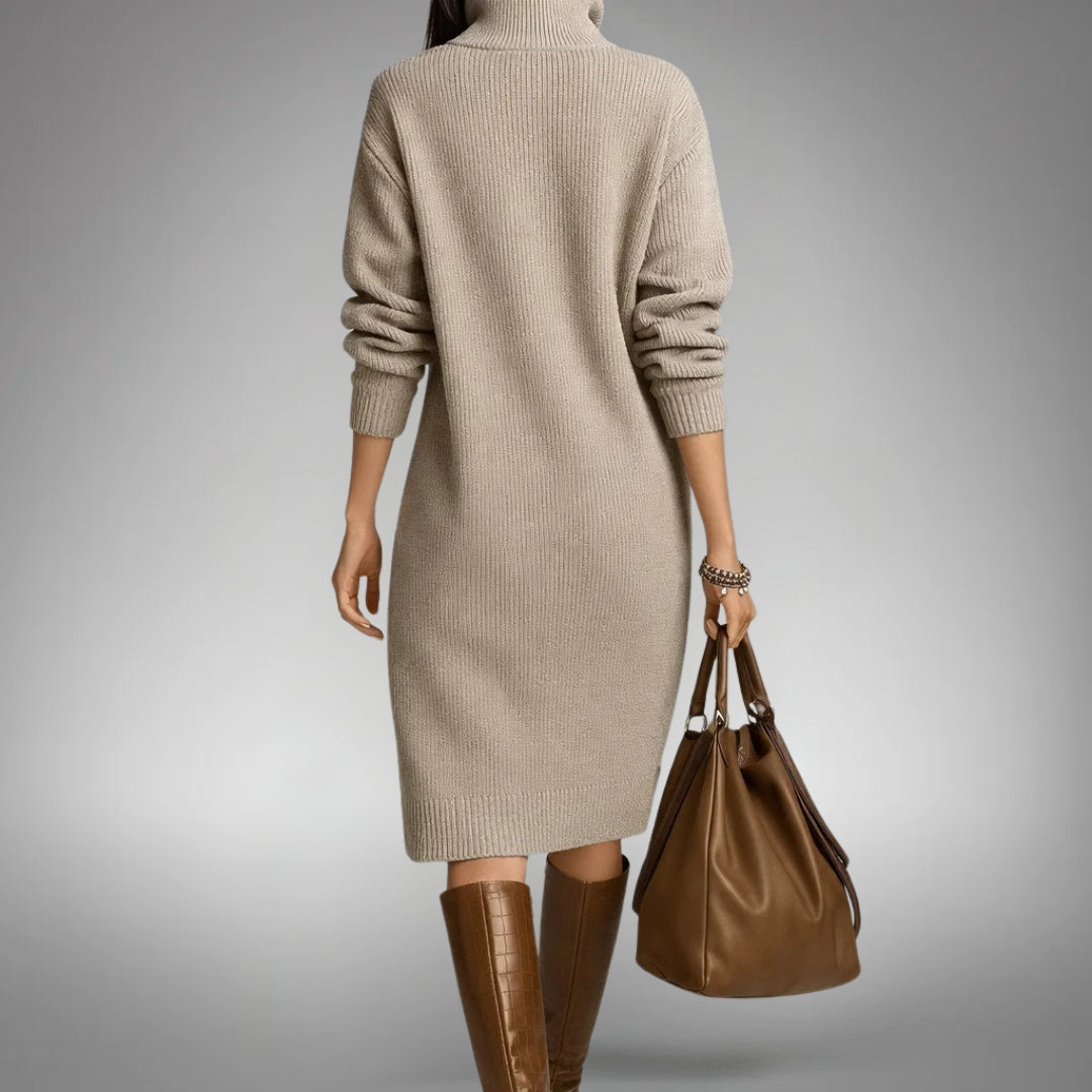 Olivia | Button Sweater Dress