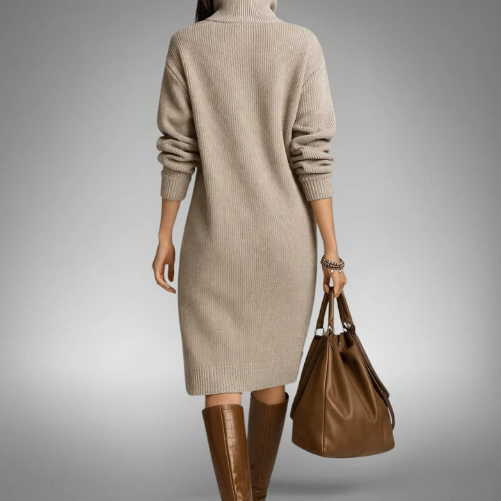 Olivia | Button Sweater Dress
