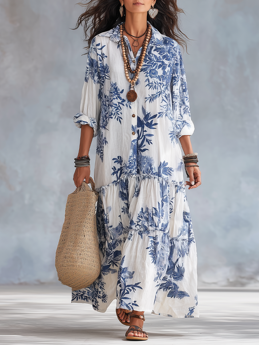 Rosalie | Floral Tiered Maxi Dress
