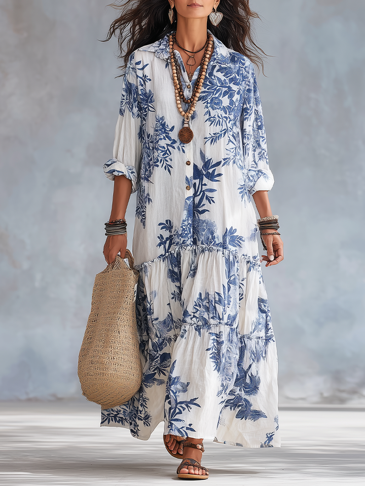 Rosalie | Floral Tiered Maxi Dress