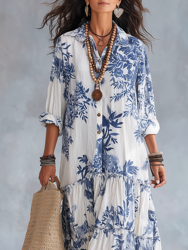 Rosalie | Floral Tiered Maxi Dress