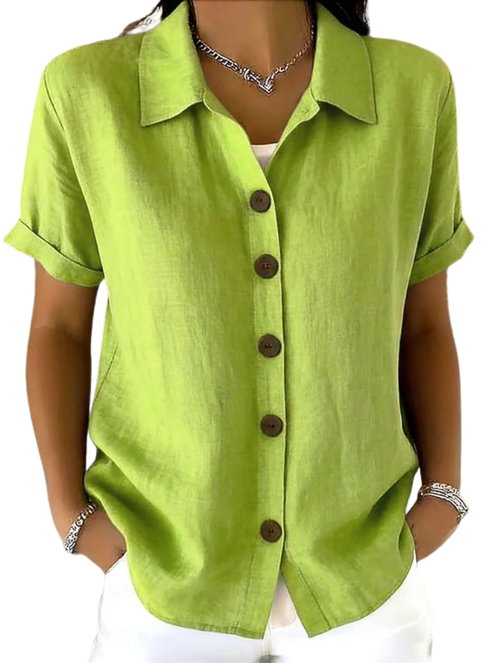 Lola | Button-Front Blouse