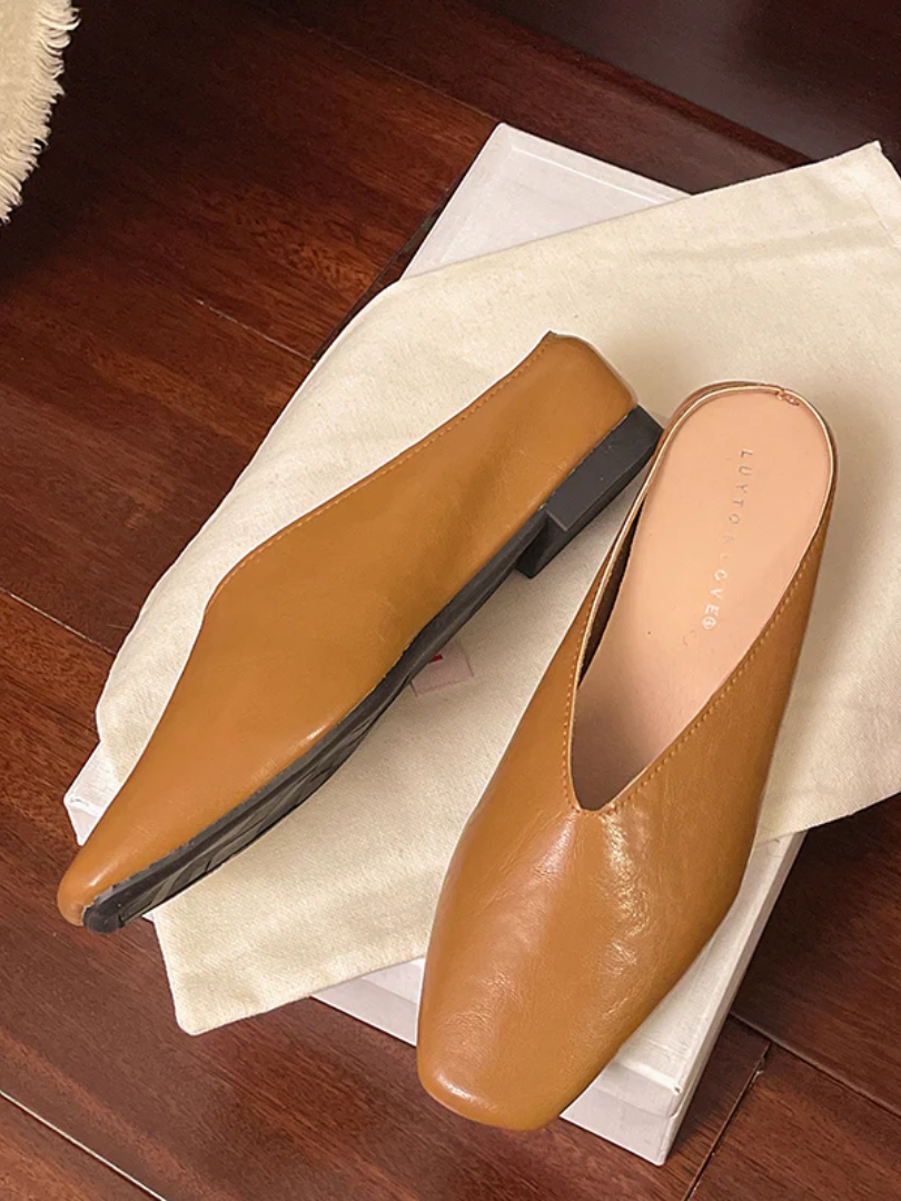 Nora | Slip-On Mule Loafers