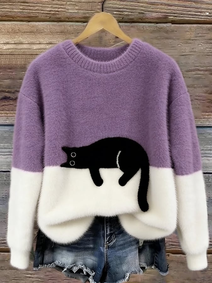 Clover | Cat Detail Sweater