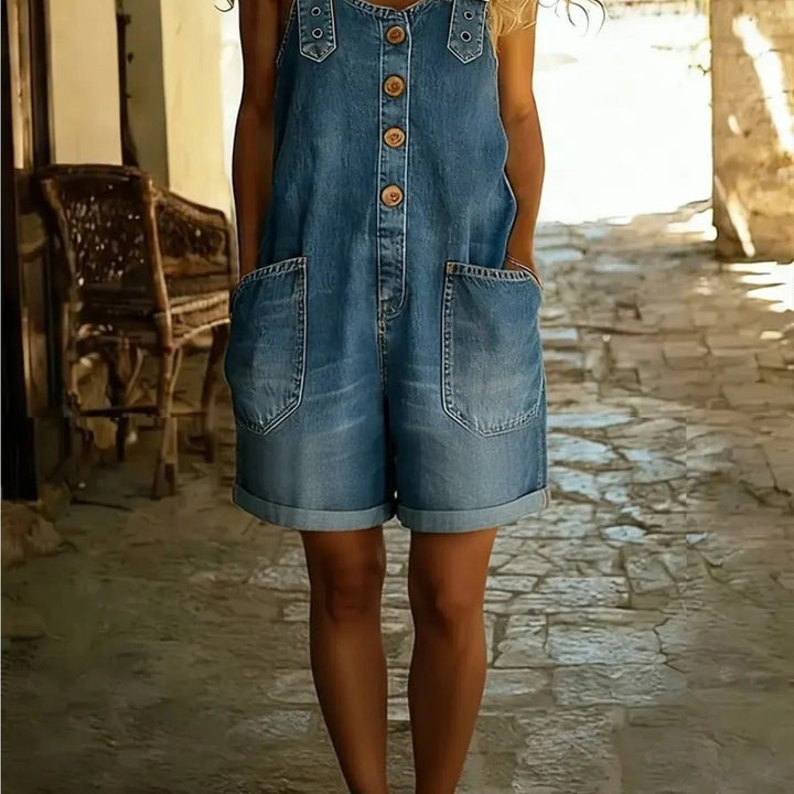 Diana | Button Pocket Playsuit