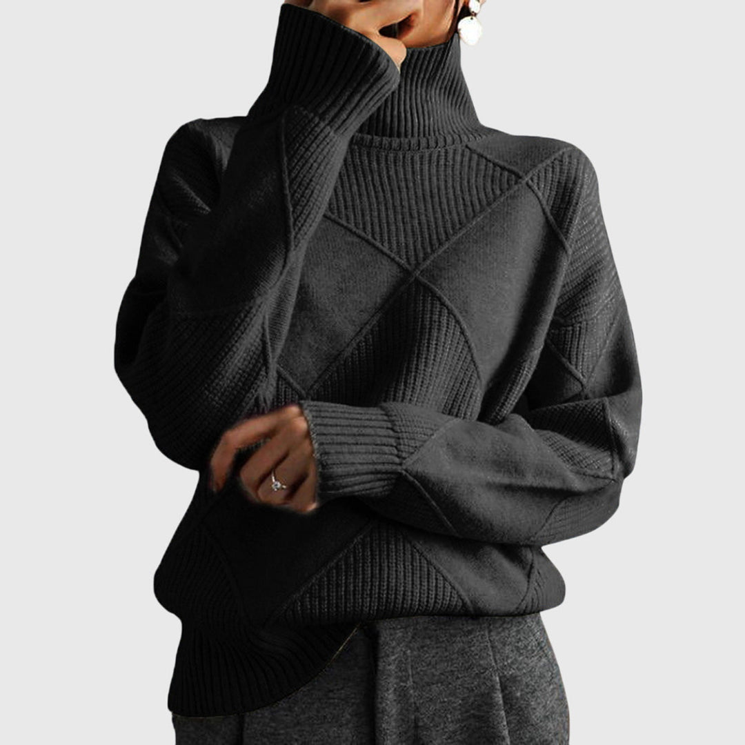 Faye | Turtleneck Knit Sweater