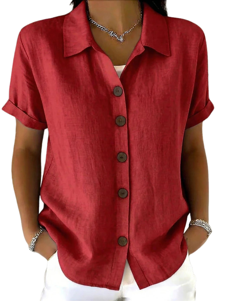 Lola | Button-Front Blouse