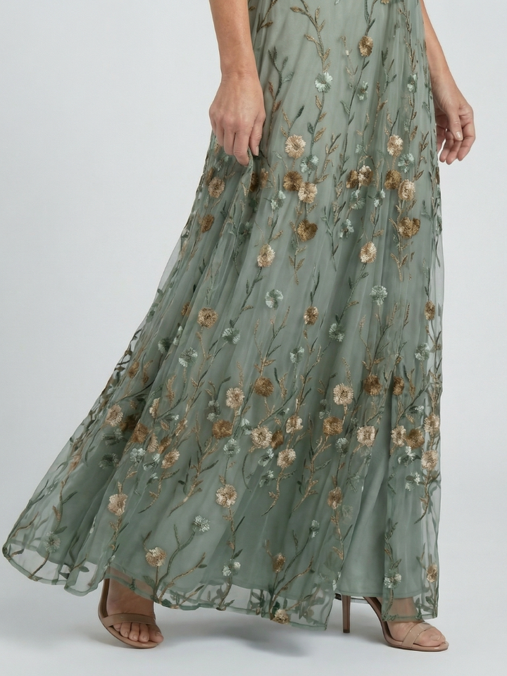 Viviana | Floral Wrap Maxi Dress