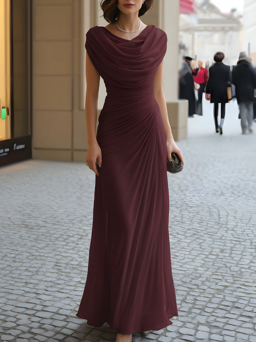 Eleanor | Draped Maxi Dress