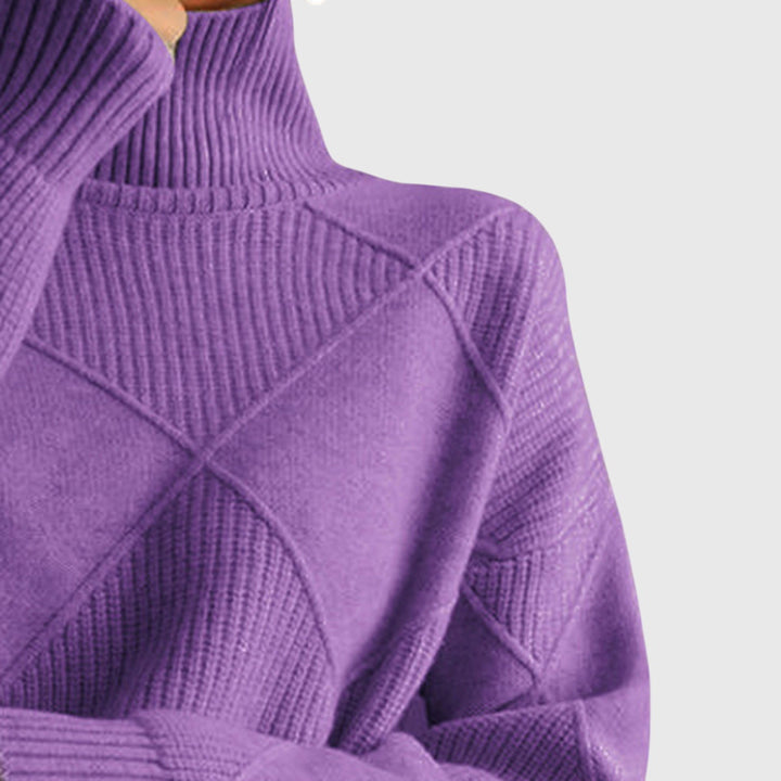 Faye | Turtleneck Knit Sweater