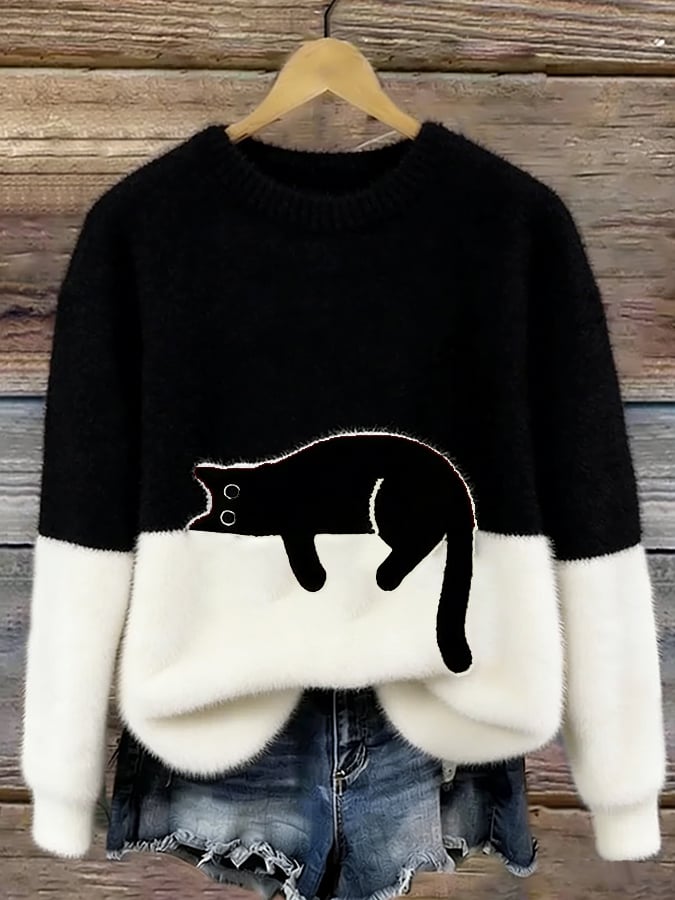 Clover | Cat Detail Sweater