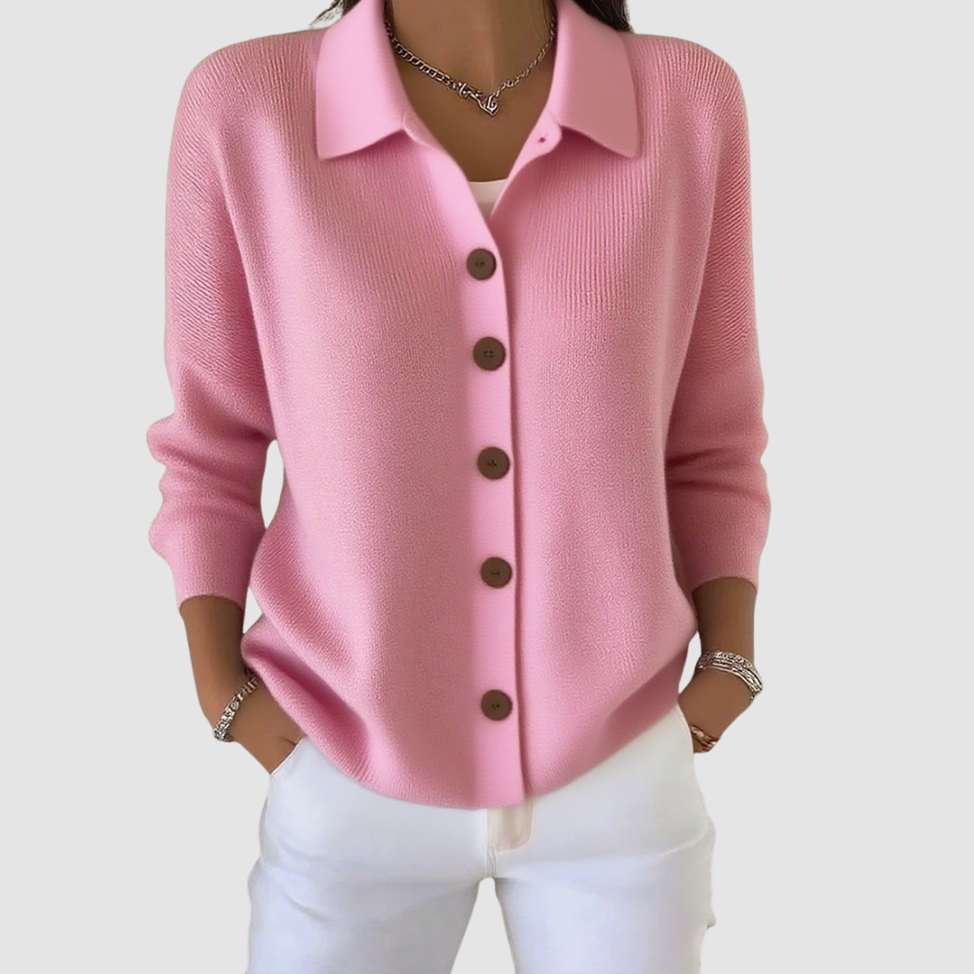 Marina | Button Knit Blouse