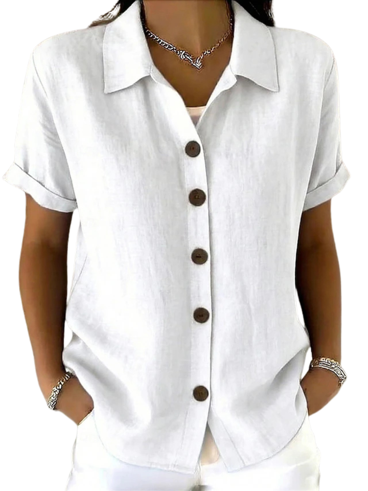 Lola | Button-Front Blouse