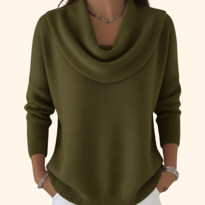 Lena | Cowl Neck Sweater