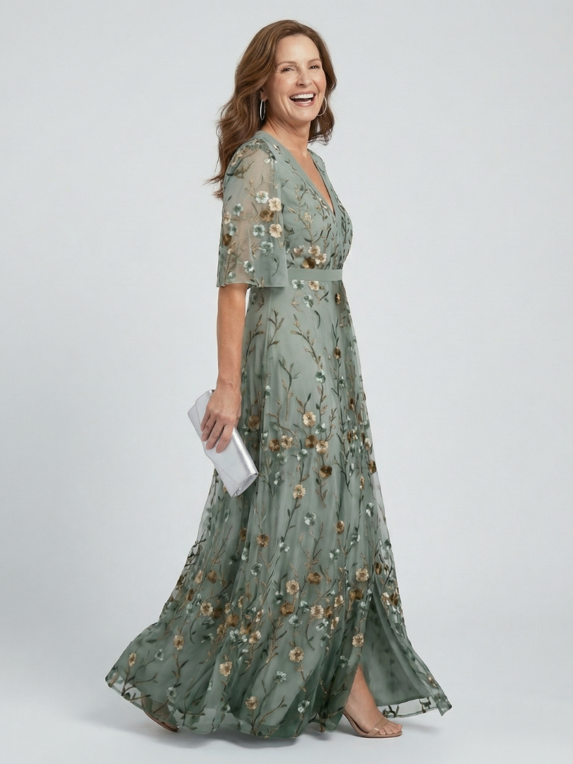 Viviana | Floral Wrap Maxi Dress