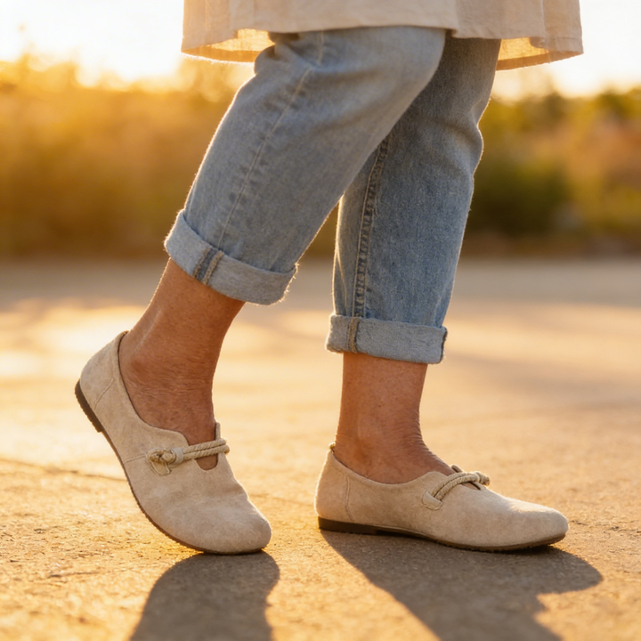 Nadira | Soft Rope Detail Loafers