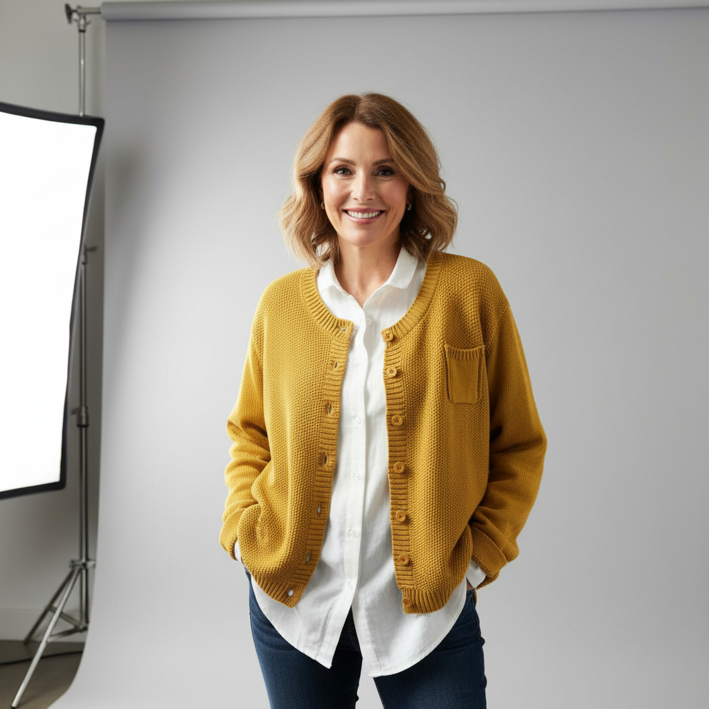 Elsie | Button Knit Cardigan