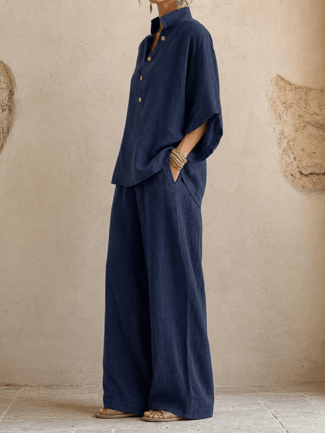 Cecilia | Relaxed Two-Piece Pant Set