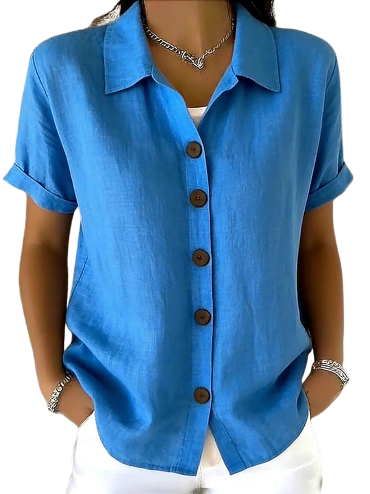 Lola | Button-Front Blouse