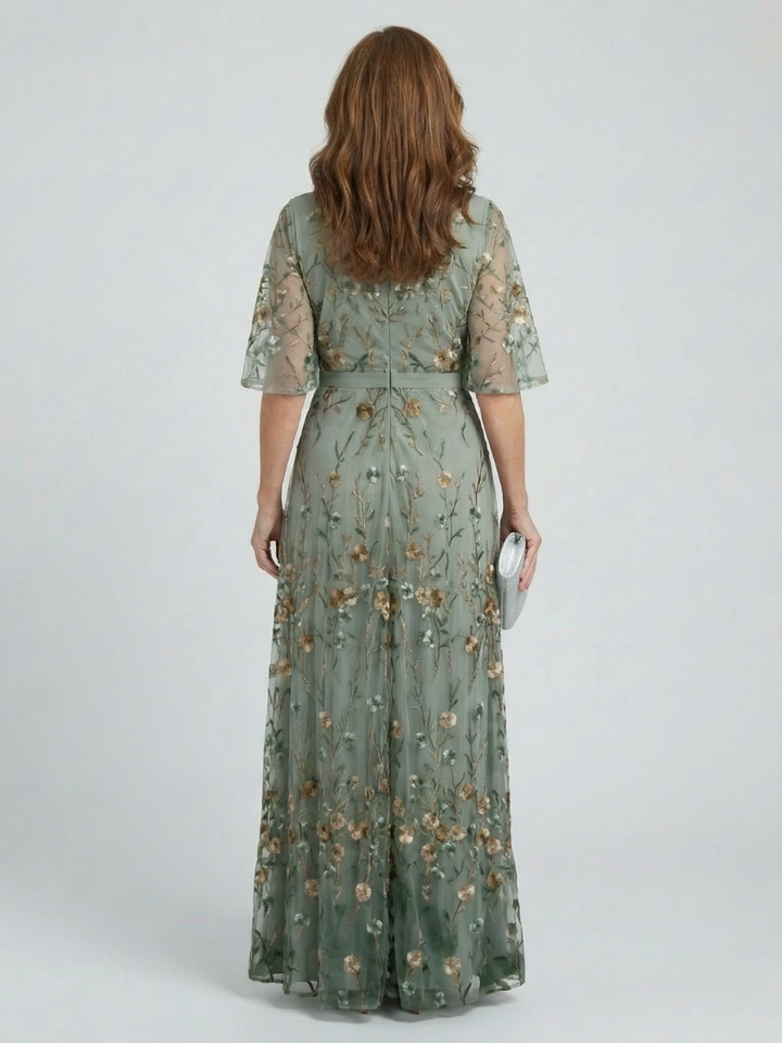 Viviana | Floral Wrap Maxi Dress