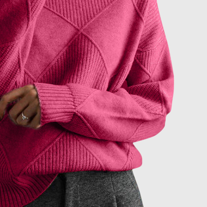 Faye | Turtleneck Knit Sweater
