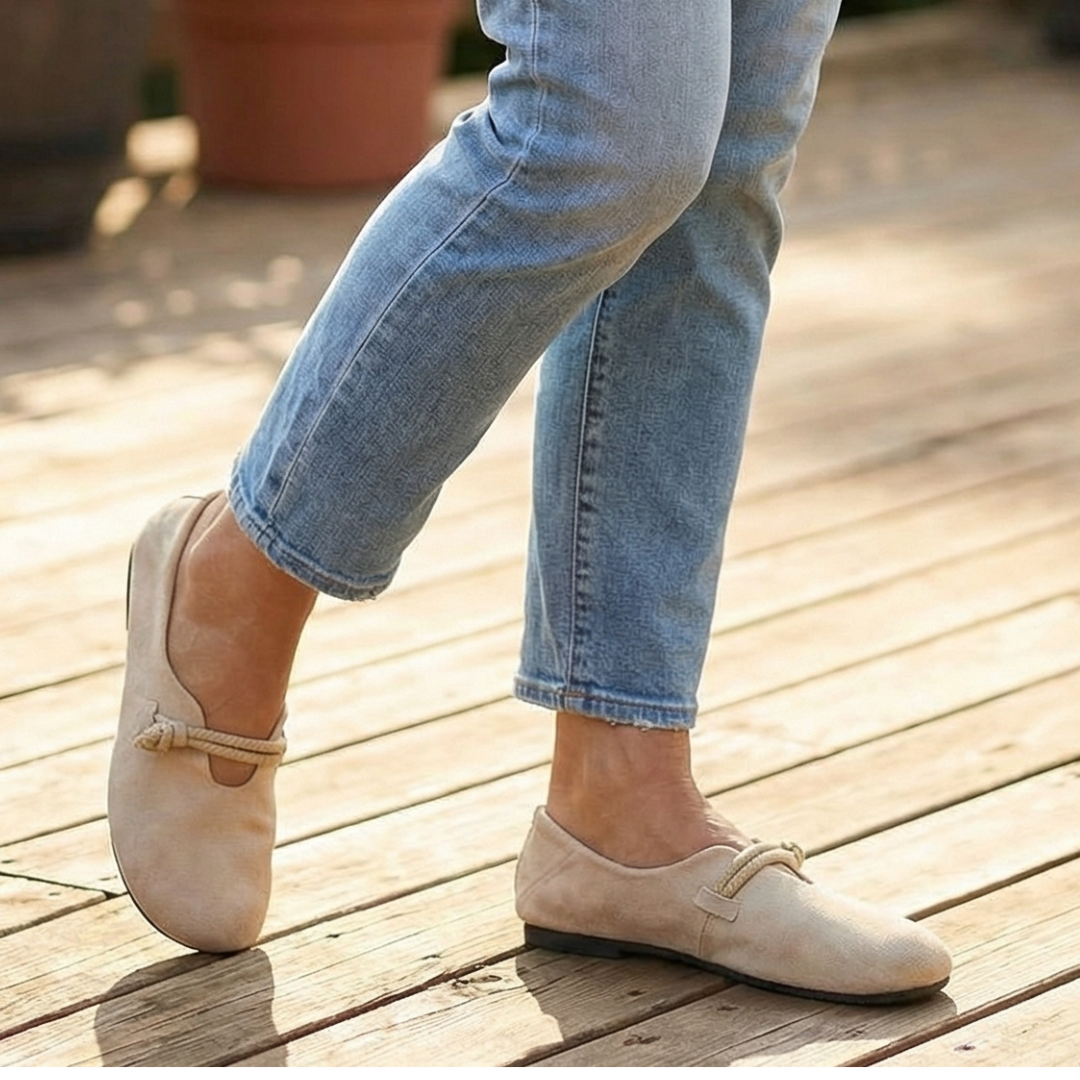 Nadira | Soft Rope Detail Loafers
