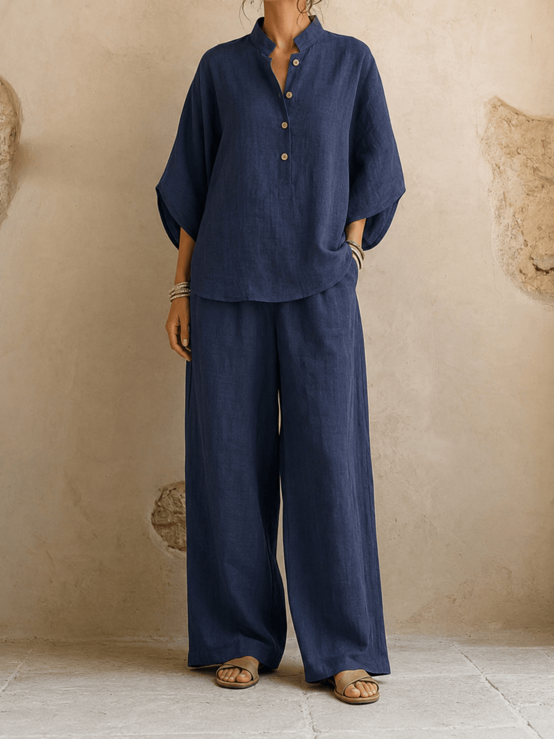 Cecilia | Relaxed Two-Piece Pant Set