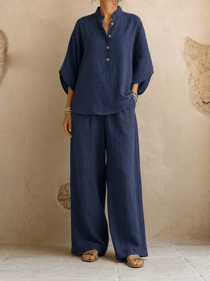 Cecilia | Relaxed Two-Piece Pant Set