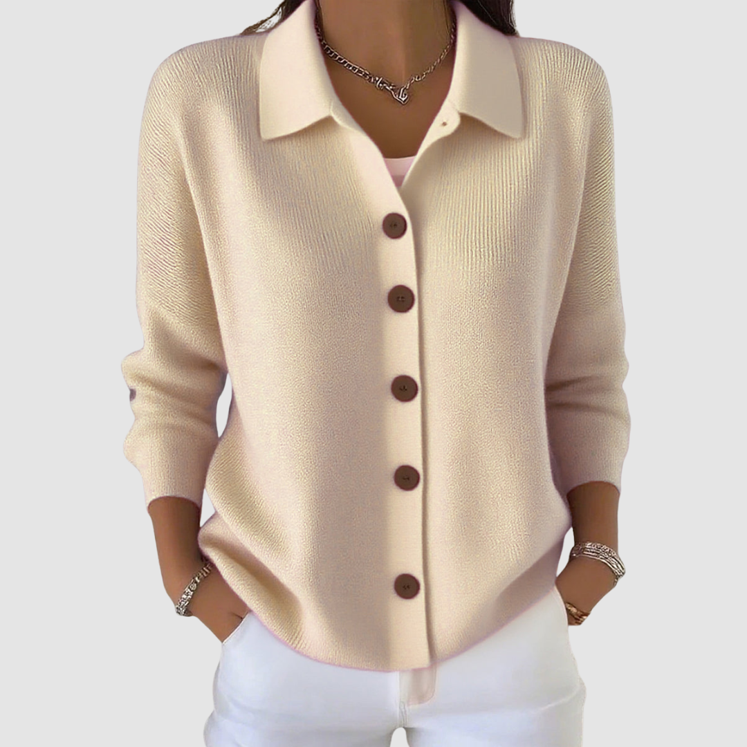 Marina | Button Knit Blouse
