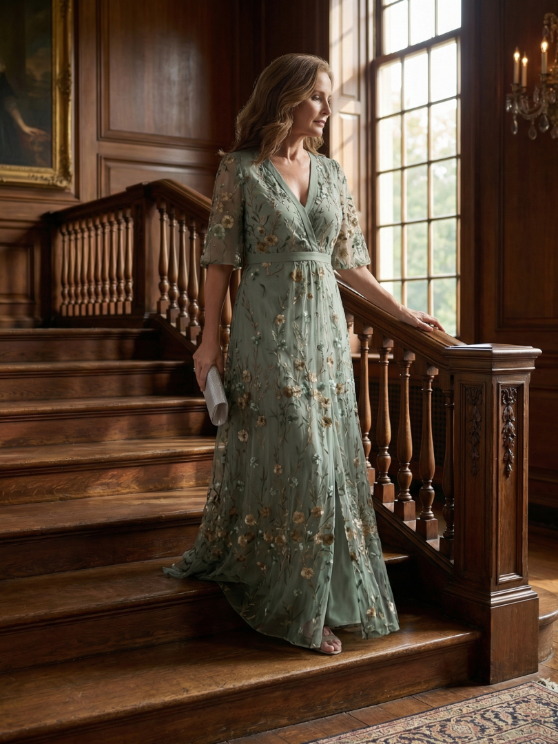 Viviana | Floral Wrap Maxi Dress