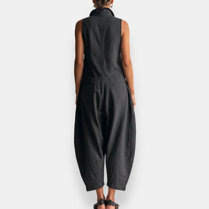 Sienna | Sleeveless Pocket Jumpsuit