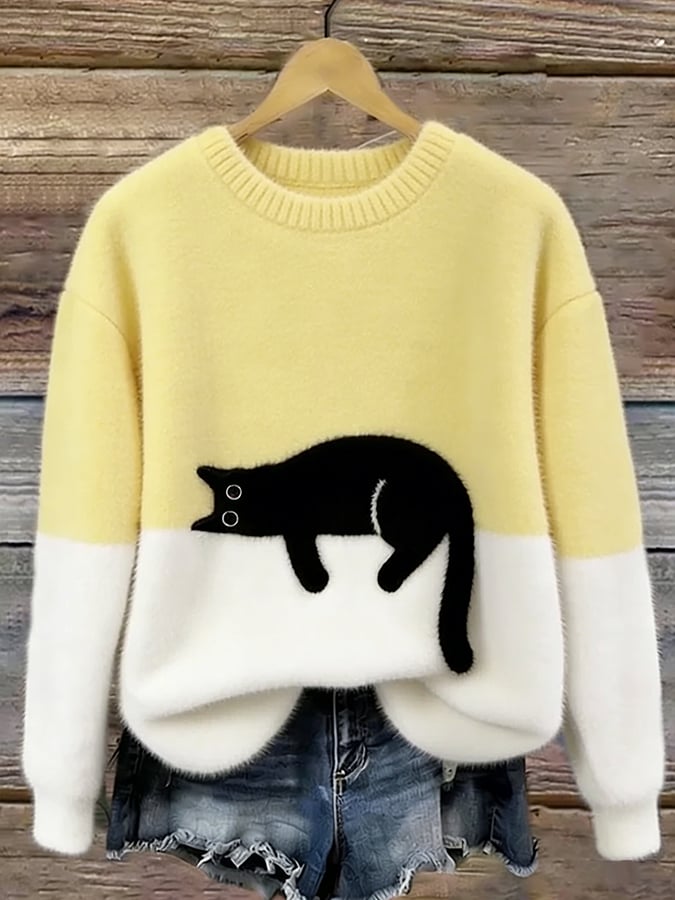 Clover | Cat Detail Sweater