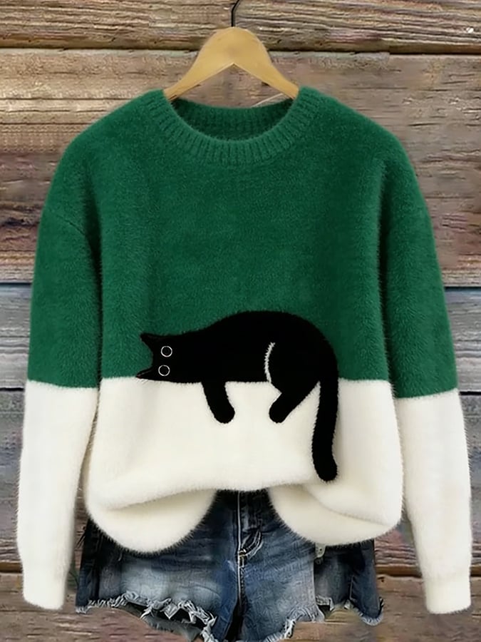 Clover | Cat Detail Sweater