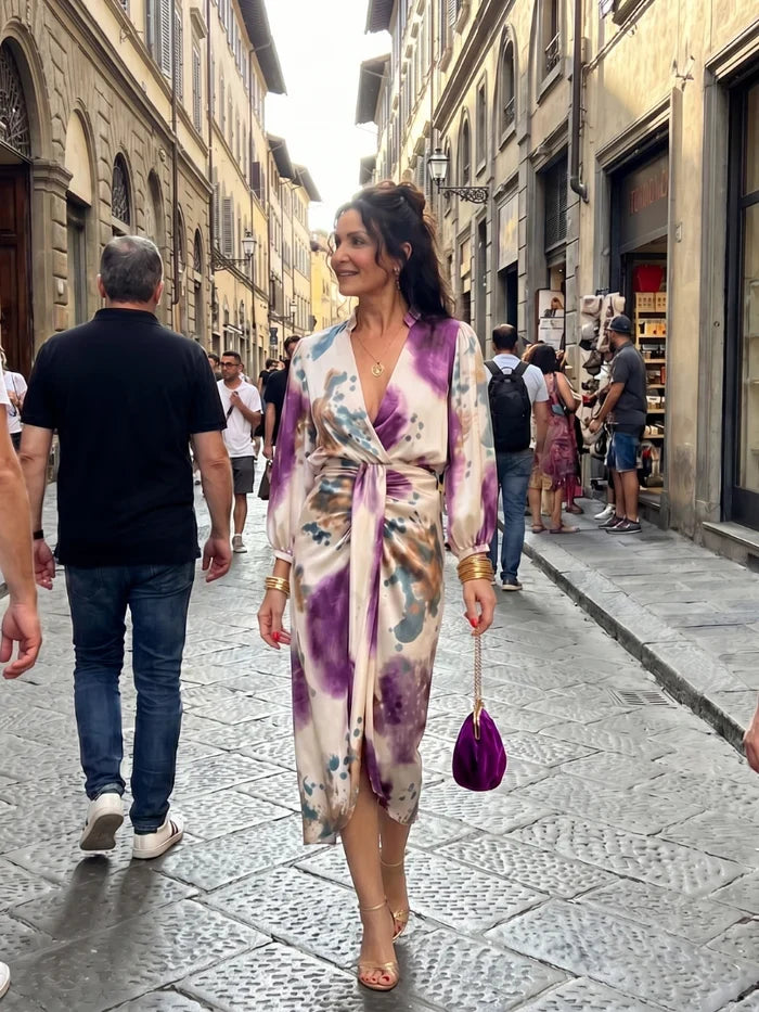 Bianca | Wrap Midi Dress