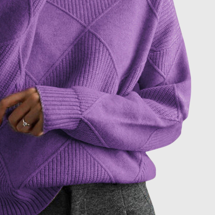 Faye | Turtleneck Knit Sweater