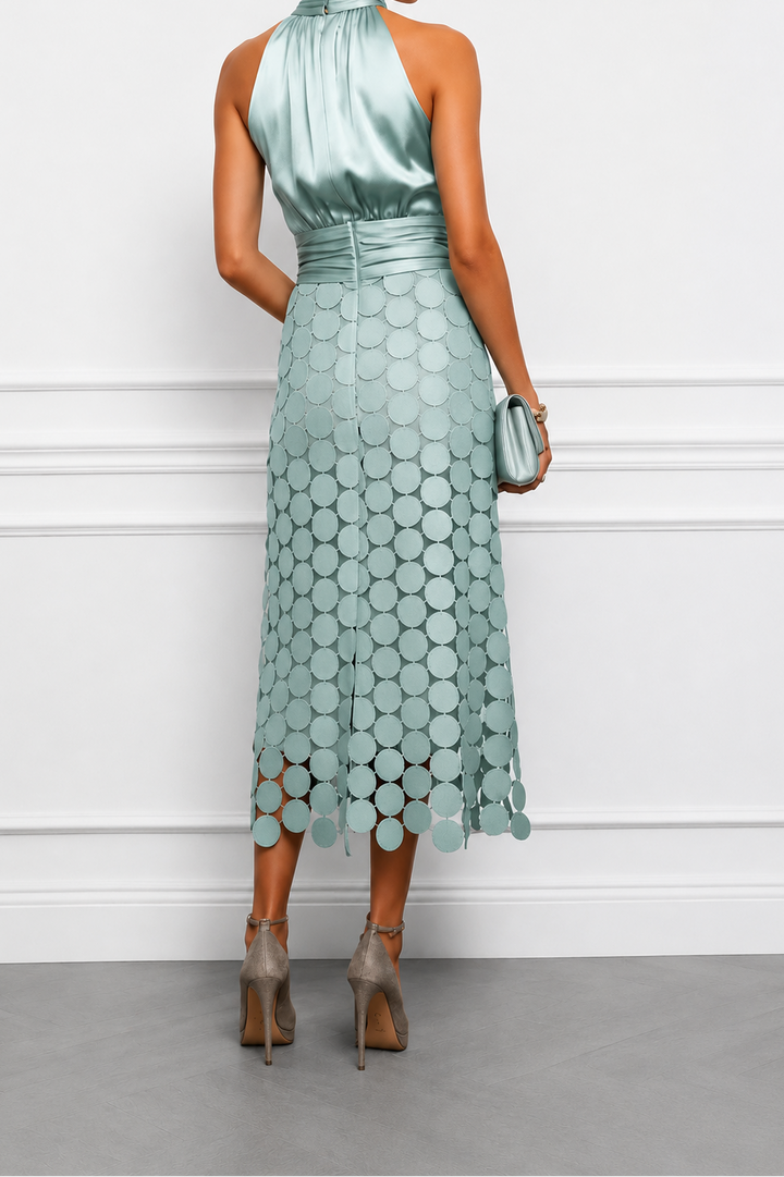 Lucia | Halter Midi Dress