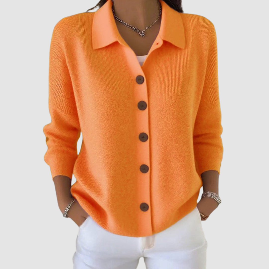 Marina | Button Knit Blouse