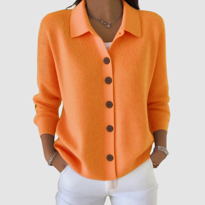 Marina | Button Knit Blouse