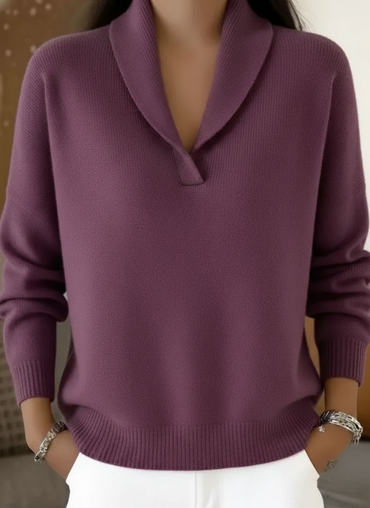 Audrey | Shawl Collar Sweater