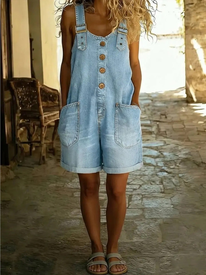 Diana | Button Pocket Playsuit