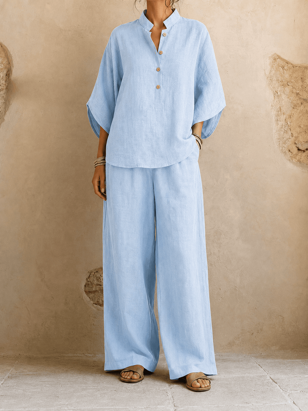 Cecilia | Relaxed Two-Piece Pant Set