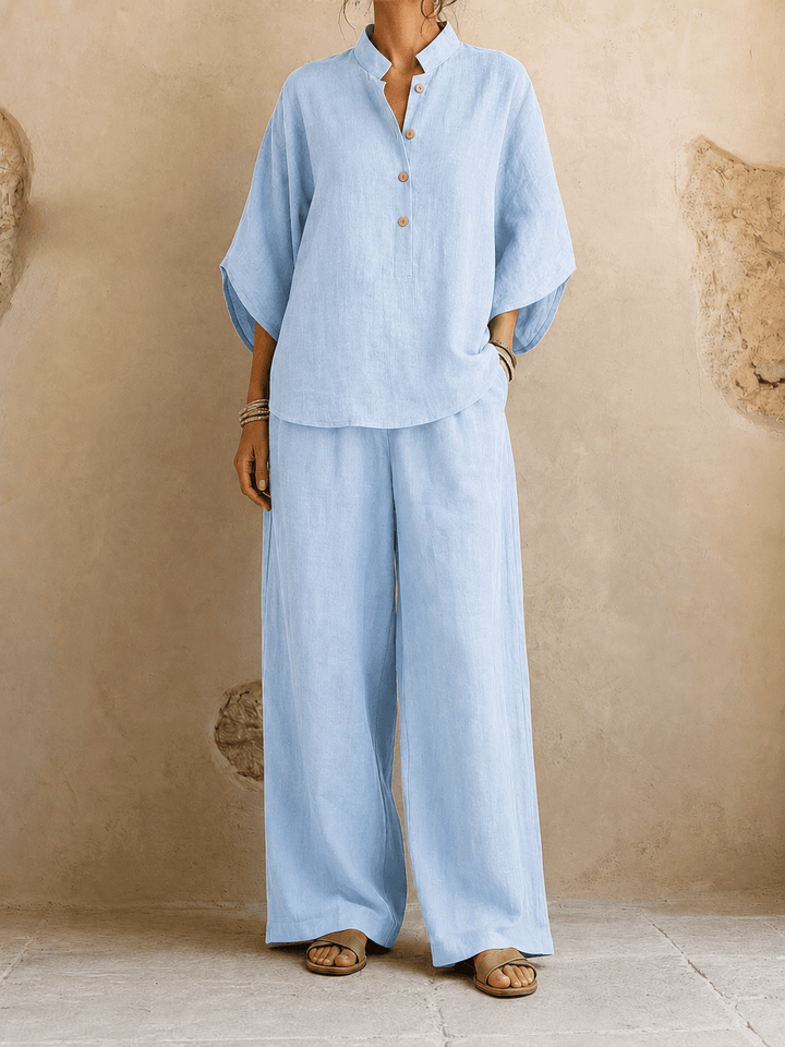 Cecilia | Relaxed Two-Piece Pant Set