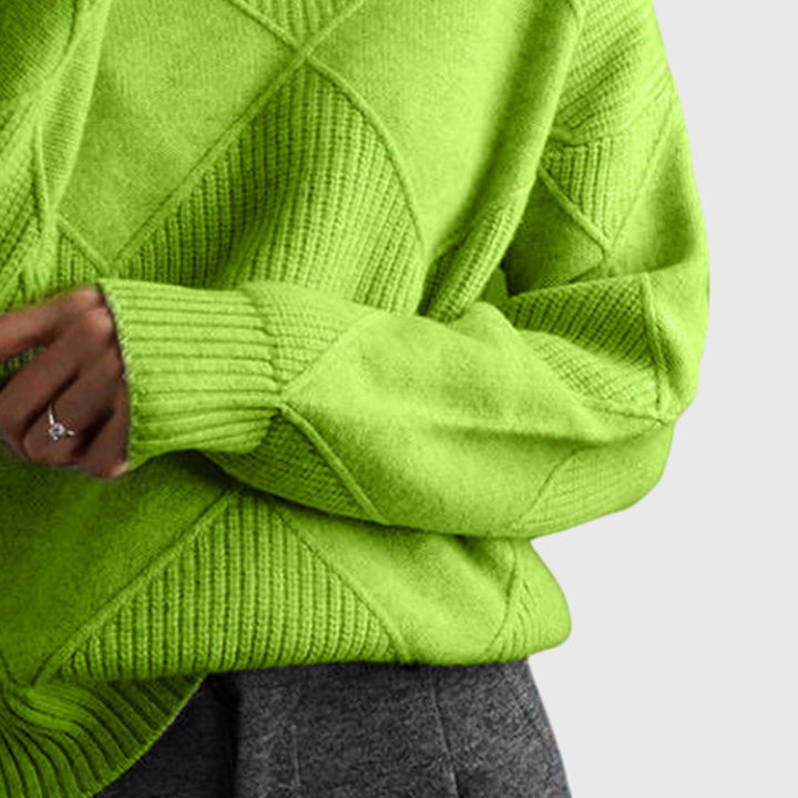 Faye | Turtleneck Knit Sweater