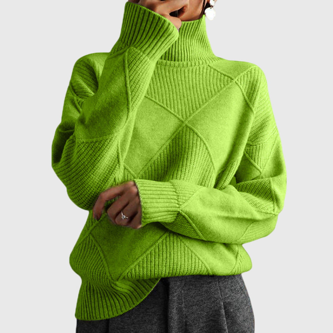 Faye | Turtleneck Knit Sweater