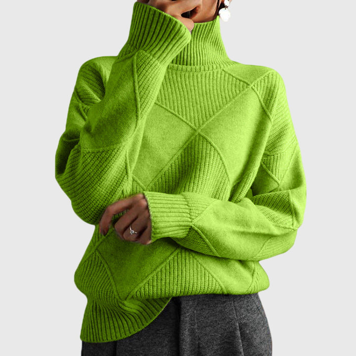 Faye | Turtleneck Knit Sweater