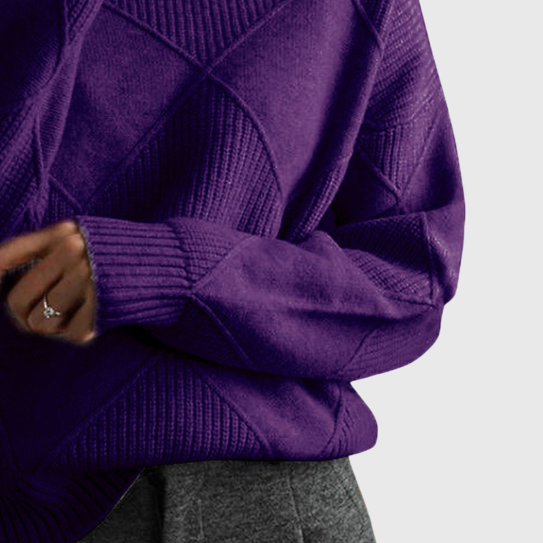 Faye | Turtleneck Knit Sweater