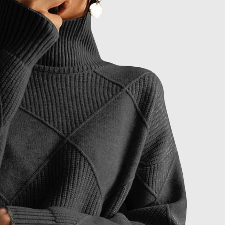 Faye | Turtleneck Knit Sweater